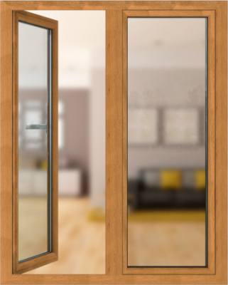 Цветное окно Имбирный дуб супер матовый