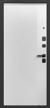 Гарда 9 Диагональ Белый сатин