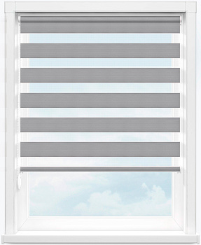 Зебра ЛОРА 1852 серый, 300 см