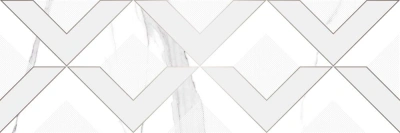 Viva белый 20x60 декор глянцевый