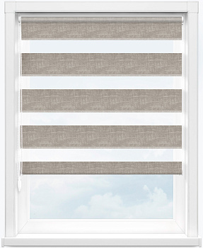 Зебра АУРА 2868 светло-коричневый, 300 см