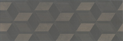 Морандо плитка серый темный 25х75