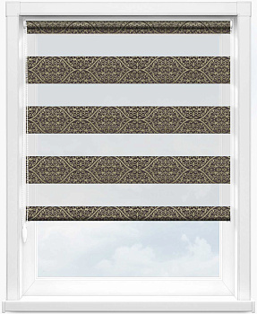 Зебра БЕРГАМА 2870 коричневый, 280 см