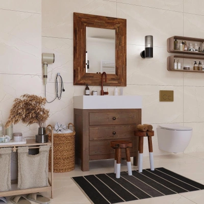 Керамогранит Buono Ceramica Soft Milk Stone Satin Carving