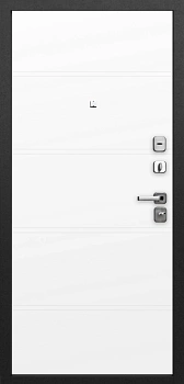 Гарда 9 Серебро Эмалит белый