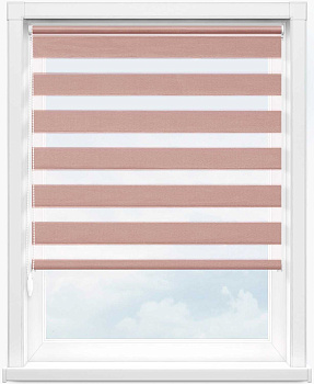 Зебра ПАЛАС 4227 розовое золото, 280 см