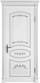 Адель ДГ 3D патина серебро PS