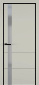 Groove ДО ART Lite серый мат. RAL 7044 ALU Черная с 4-х Groove ДО ART Lite серый мат. RAL 7044 ALU Черная с 4-х