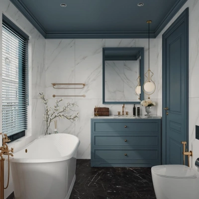 Керамогранит Buono Ceramica Marble Bright Statuario Sugar Carving