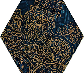 Urban Colours декор blue Heksagon B 17,1х19,8