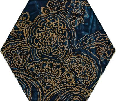 Urban Colours декор blue Heksagon B 17,1х19,8