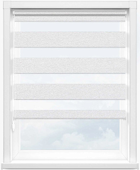 Зебра ГЛОРИЯ БИО BO 1608 св. серый, 280 см