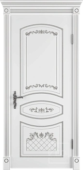 Адель ДГ 3D патина серебро PS