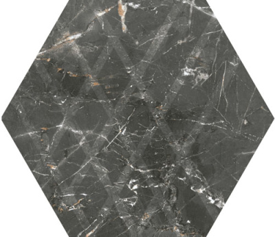 Marvelstone керамогранит Heksagon grey 17,1х19,8
