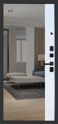 M11 вс. сн. Черная Зеркало Velluto Bianco