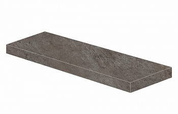 Drift Grey ступень керамогранитная угловая правая матовая 33х120