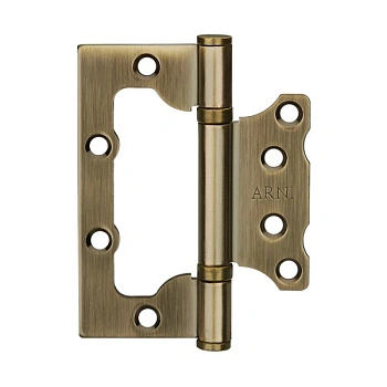 Петля накладная универсальная 100*75 AB (старая бронза) Arni
