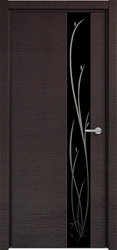 H-3 зеркало черное с рисунком