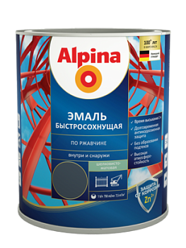 Alpina Эмаль быстросохнущая по ржавчине