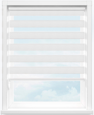 Зебра ЛОРА 0225 белый, 300 см