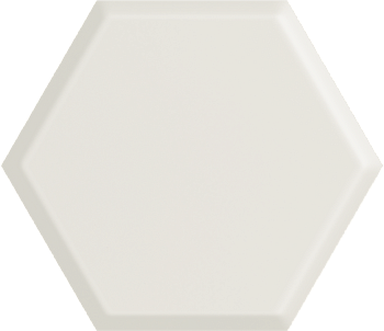 Woodskin плитка A heksagon структурная белая 19,8х17,1