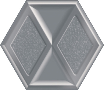 Morning декор silver heksagon 17,1х19,8 Morning декор silver heksagon 17,1х19,8