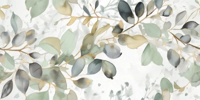 Elise Blanco 40x80 декор глянцевый