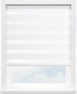 Зебра ПАРМА 0225 белый, 280 см