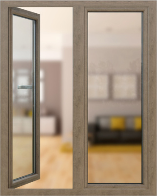 Цветное окно Горный дуб