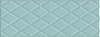 Спига плитка голубой структурная 15х40