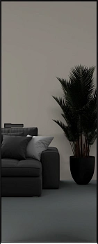 Elen INVISIBLE Вставка зеркало (снаружи) ALU Черная с 4-х R пол-ен (43)