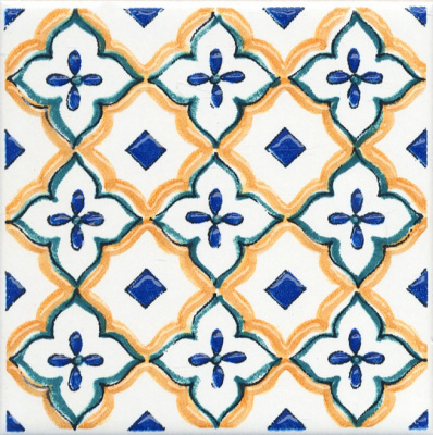 Капри декор майолика 20х20 STG\A469\5232