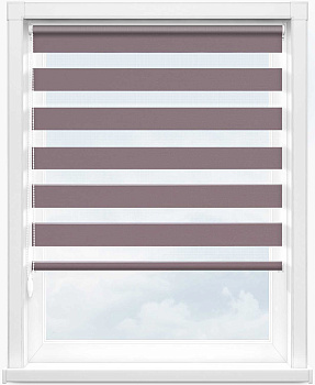 Зебра СОФТ 4290 дымчато-лиловый, 280 см