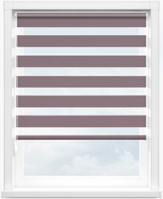 Зебра СОФТ 4290 дымчато-лиловый, 280 см