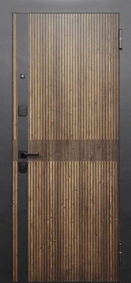 Гарда 7,5 см Вуд Вертикаль Сатин белый