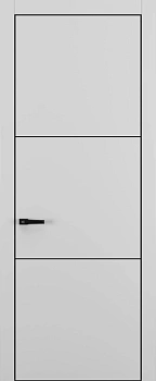 Квалитет К11 ALU Черная с 4-х молдинг черный (Mb)