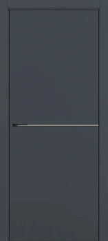 Квалитет К10 Графит премьер мат ALU Черная с 4-х молдинг золото (Mg)