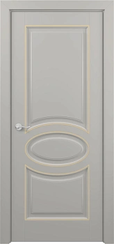 Прованс ДГ ART Classic Т2 Светло-серая эмаль патина золото (в канавку)