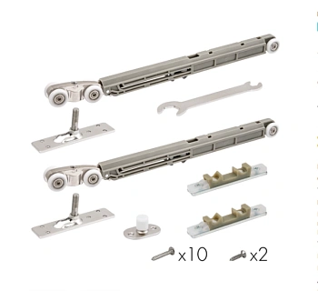 Ролики д/раздвижных дверей (комплект) c доводчиками SLD.Comfort-PRO.SET2.soft close/80 Armadillo