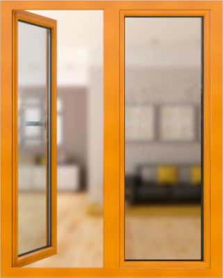 Цветное окно Орегон сосна 4