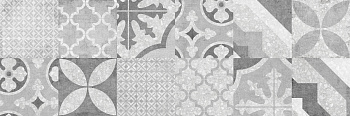 Terrazzo плитка пэчворк серый 19,8х59,8