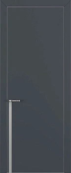 Квалитет К21 Графит премьер мат ALU Серая с 4-х молдинг серебро (Mh)