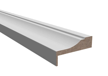 Наличник Witon фигурный №37 т/скопич. White