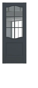 Венеция ДО Baguette АК B5.2 стекло прозрачное Графит премьер мат Венеция ДО Baguette АК B5.2 стекло прозрачное Графит премьер мат