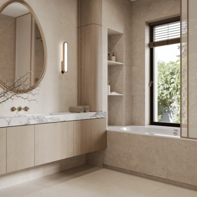 Керамогранит Buono Ceramica Terrazzo Light Beige Matt