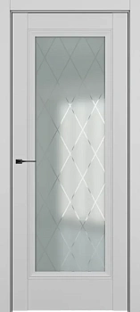 Неаполь ДО Baguette B3 Сатинато с рисунком ромб Матовый серый