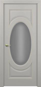 Лувр ДО ART Classic Т2 Сатинато Светло-серая эмаль патина золото (в канавку) Лувр ДО ART Classic Т2 Сатинато Светло-серая эмаль патина золото (в канавку)