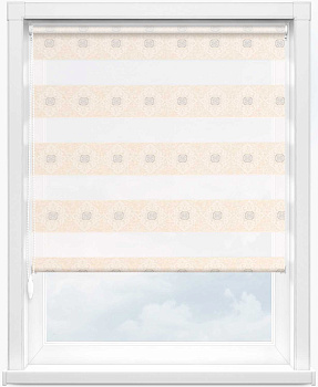 Зебра ДАМАСК 0225 белый, 270 см