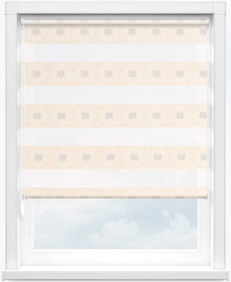 Зебра ДАМАСК 0225 белый, 270 см