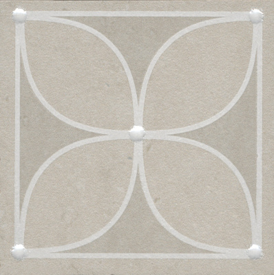 Туф вставка беж светлый 7,7х7,7